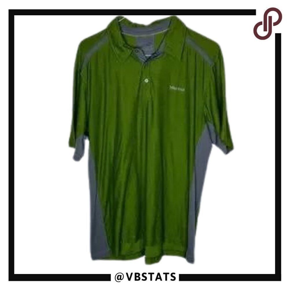 Marmot XL Lime Green Outdoor Performance Polo